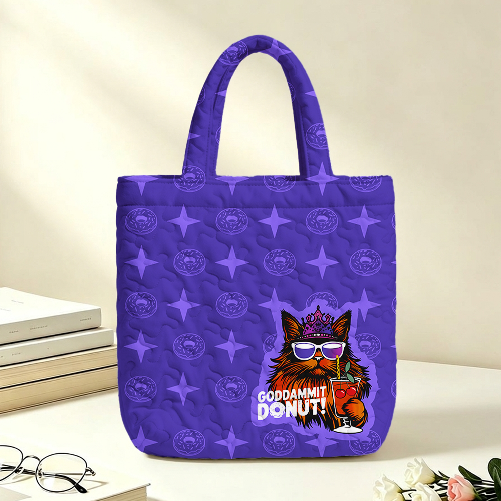 Pagewings Sci Fi Bookish Quilted Tote Bag