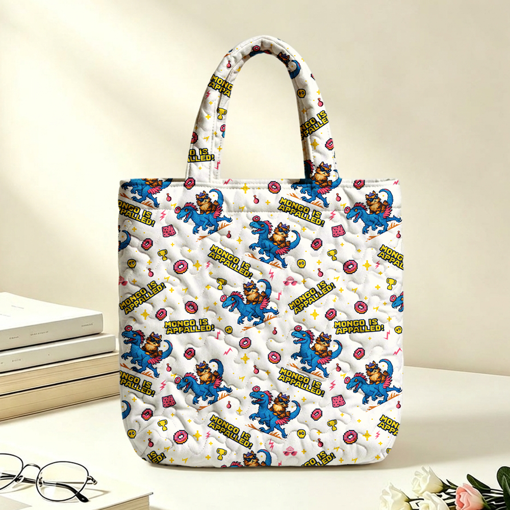 Pagewings Sci Fi Bookish Quilted Tote Bag