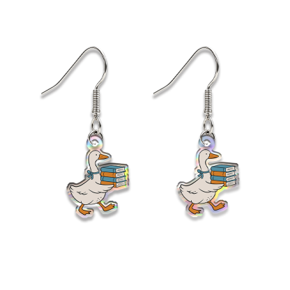 Pagewings Silly Goose Earrings