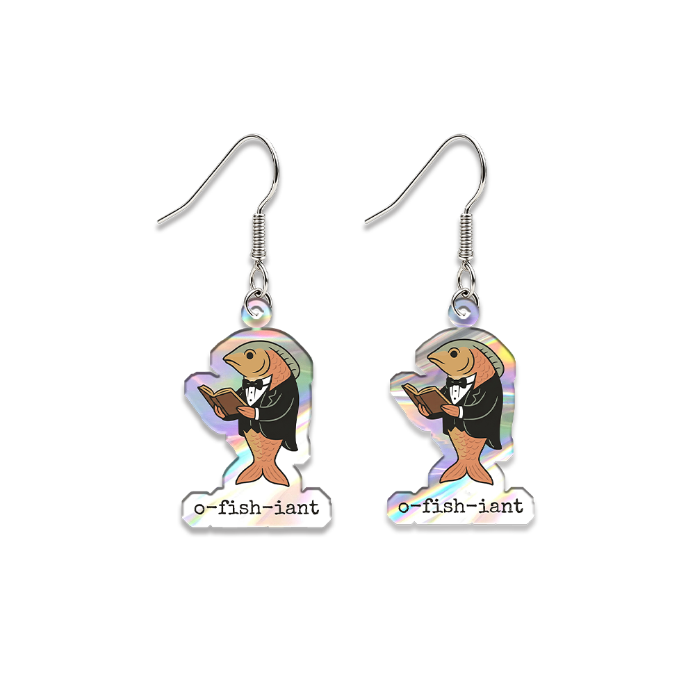 Pagewings O‑Fish‑Iant Earrings