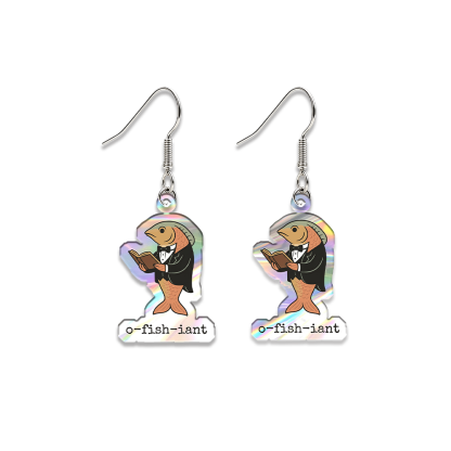 Pagewings O‑Fish‑Iant Earrings