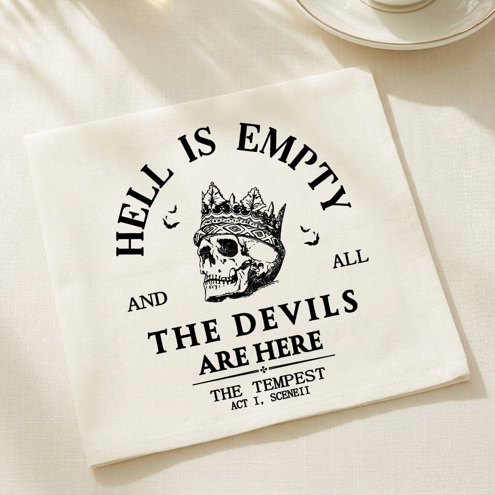 Pagewings Hell Is Empty Paper Napkins 