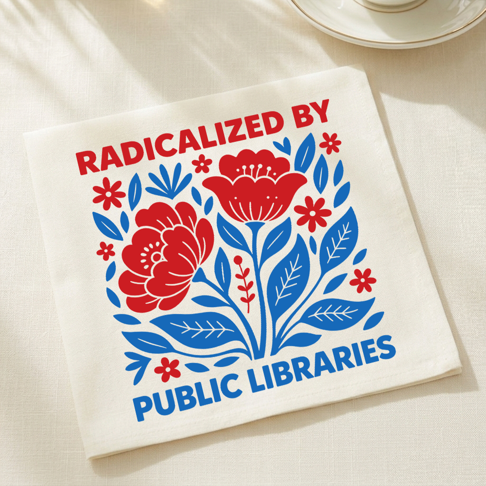 Pagewings Radicalized By Public Libraries Paper Napkins 