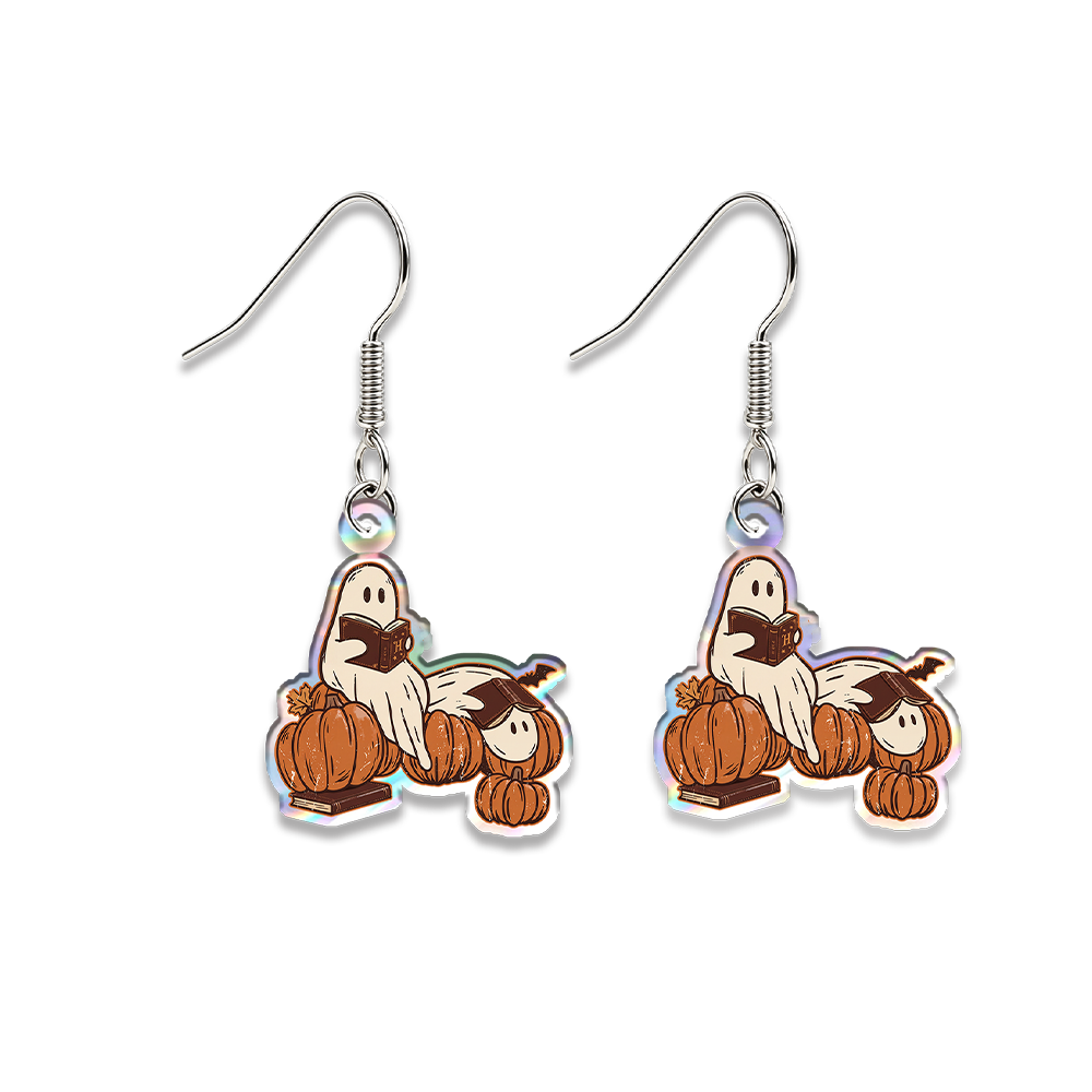 Pagewings Ghost Reading Earrings