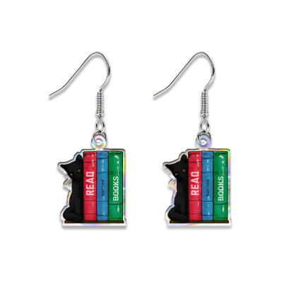 Pagewings Read Banned Books Earrings