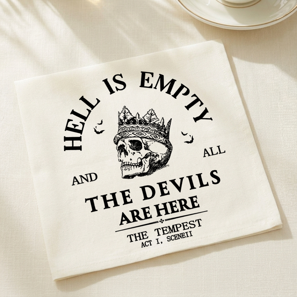 Pagewings Hell Is Empty and all the Devils are Here Paper Napkins