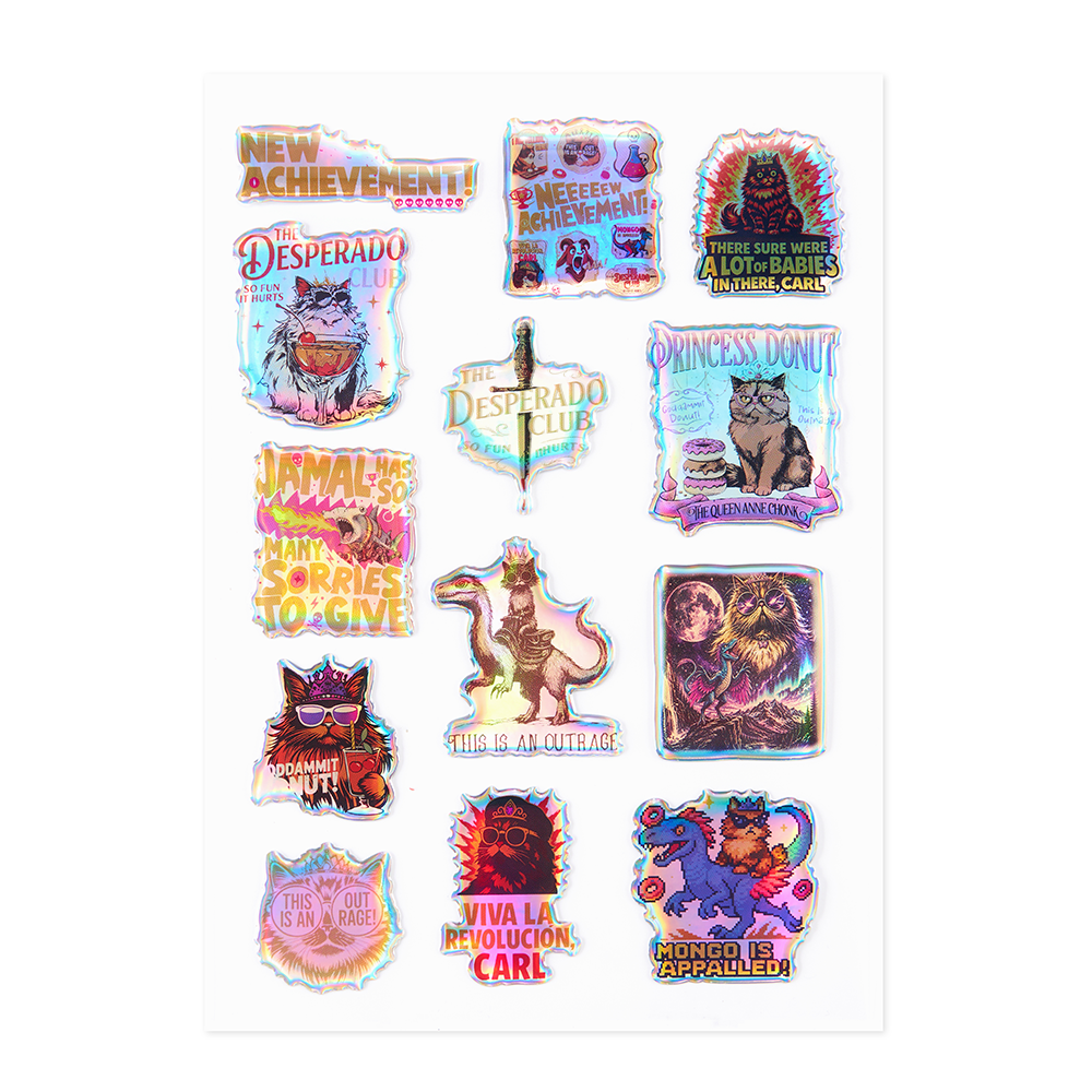 Pagewings Sci-Fi Fans Holographic Stickers