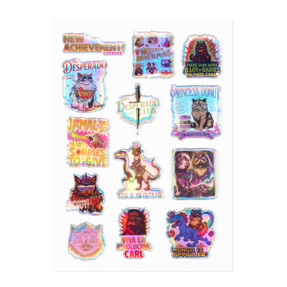 Pagewings Sci-Fi Fans Holographic Stickers