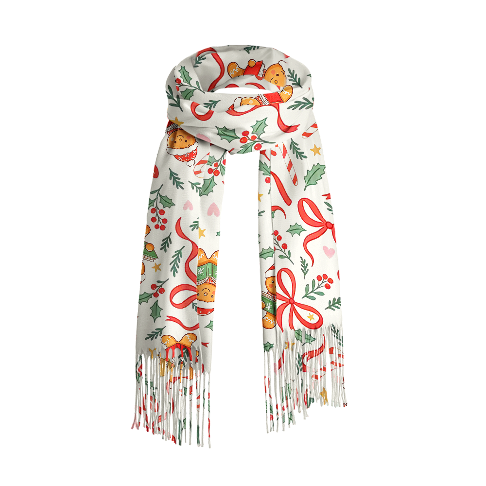 Pagewings Bookish Vibe Long Fringe Scarf 