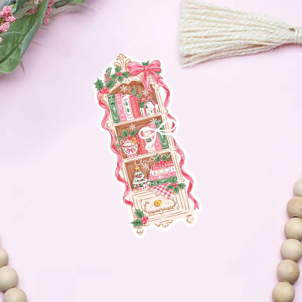 Pagewings Christmas Bookshelf  Bookmark