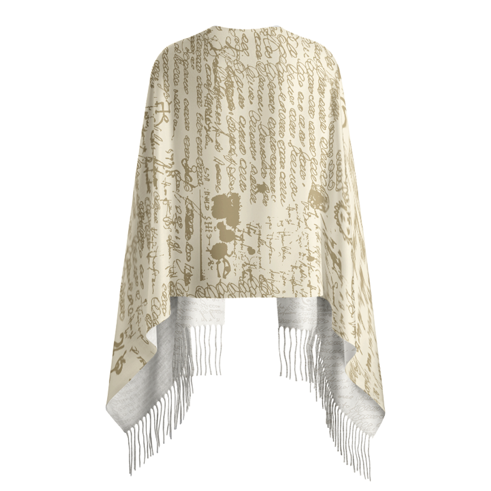 Pagewings Literature Long Fringe Scarf