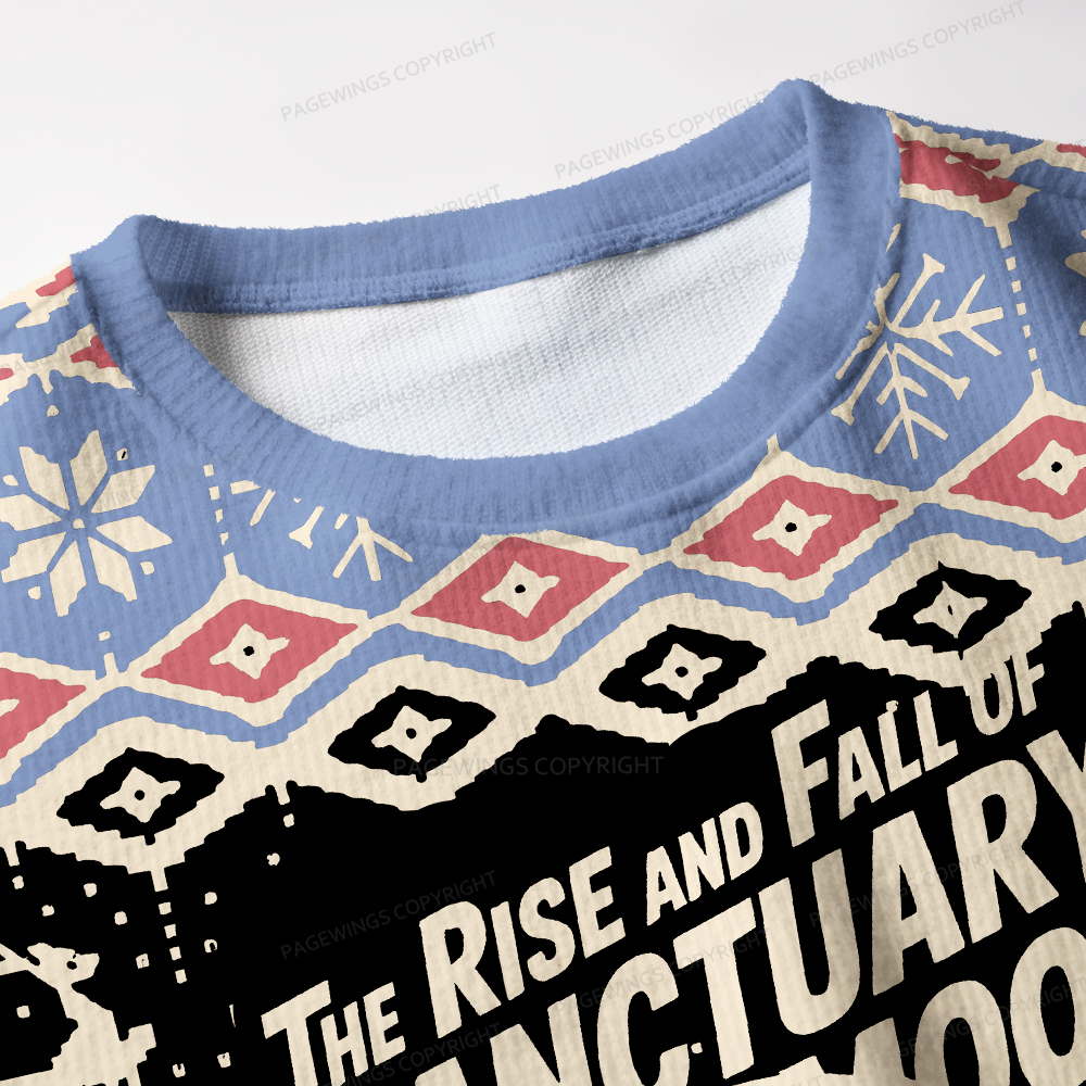 Pagewings The Rise And Fall Of Sanctuary Moon Unisex Ugly Knit Sweatshirt