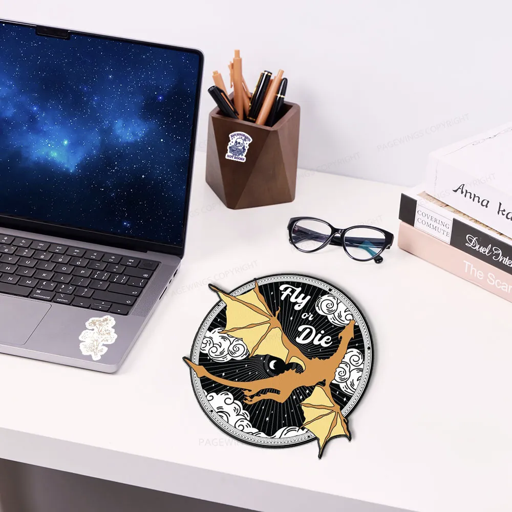 Pagewings Fly Or Die Mouse Pad