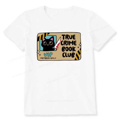Pagewings True Crime Book Club Unisex Classic T-shirt