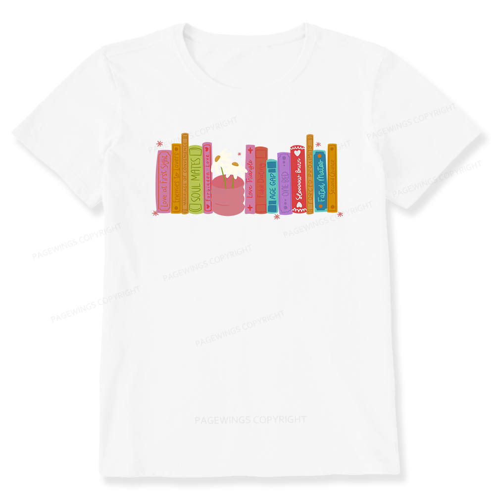 Pagewings Romance Book Tropes Unisex Classic T-shirt