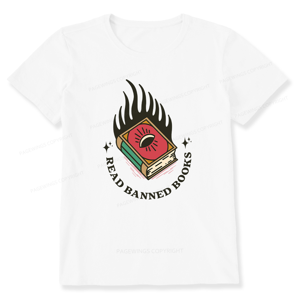 Pagewings Read Banned Books Unisex Classic T-shirt