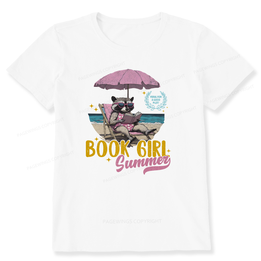 Pagewings Book Girl Summer Unisex Classic T-shirt