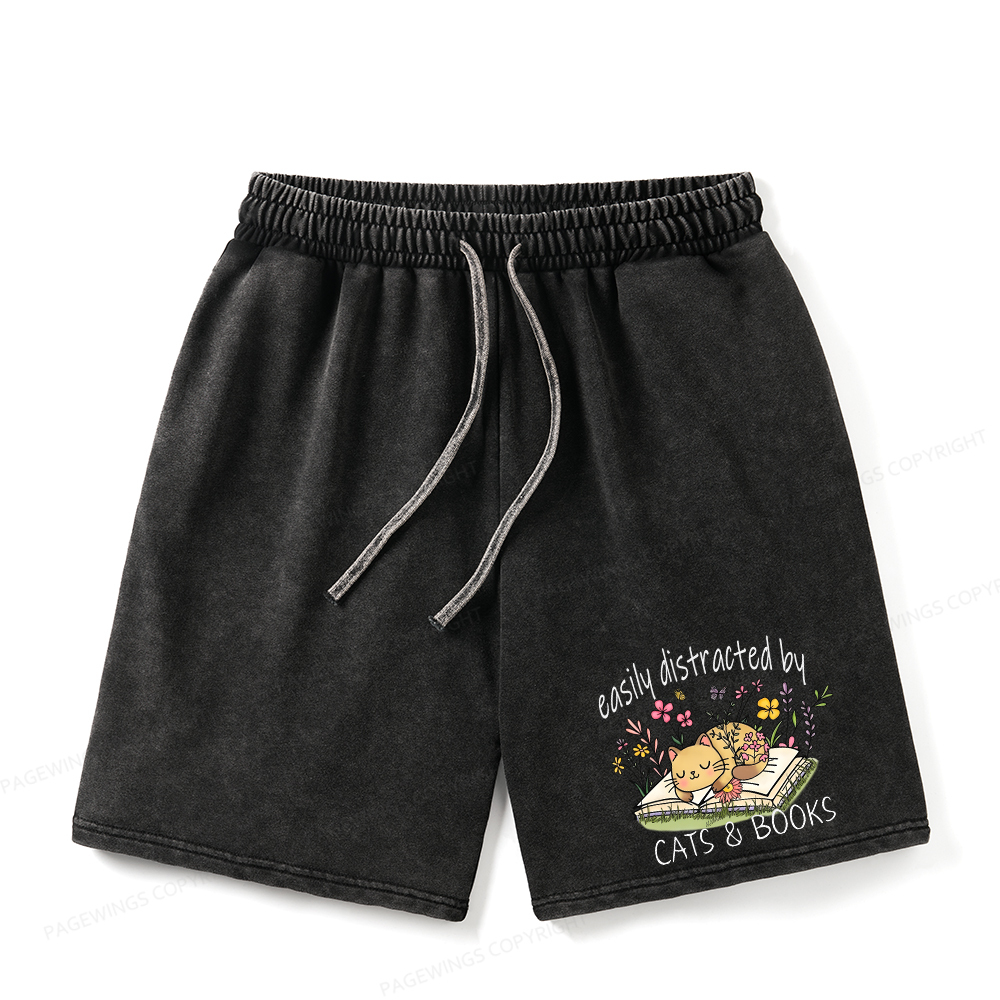 Pagewings SJM Book Club Christmas Unisex Washed Shorts