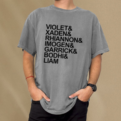 Pagewing Fourth Wing MC Classic T-Shirt Unisex Washed T-shirt