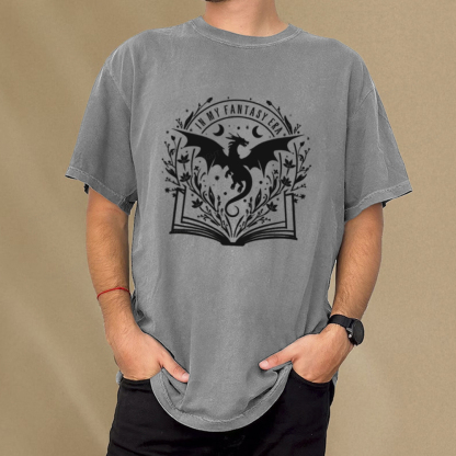 Pagewing Fantasy Era Unisex Tee Unisex Washed T-shirt