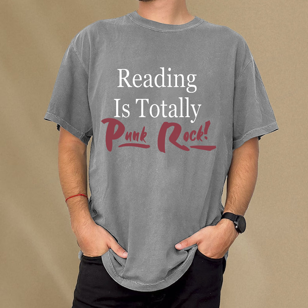 [Copy]Pagewings Reading Is TOTALLY Shirt Unisex Washed T-shirt