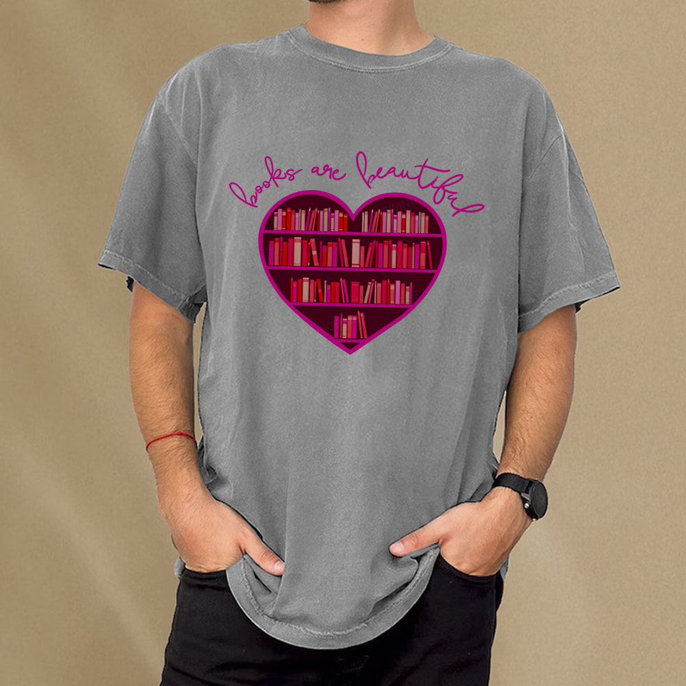 [Copy]Pagewings Librarian Book Reader Funny Book Lover T Shirts Unisex Washed T-shirt