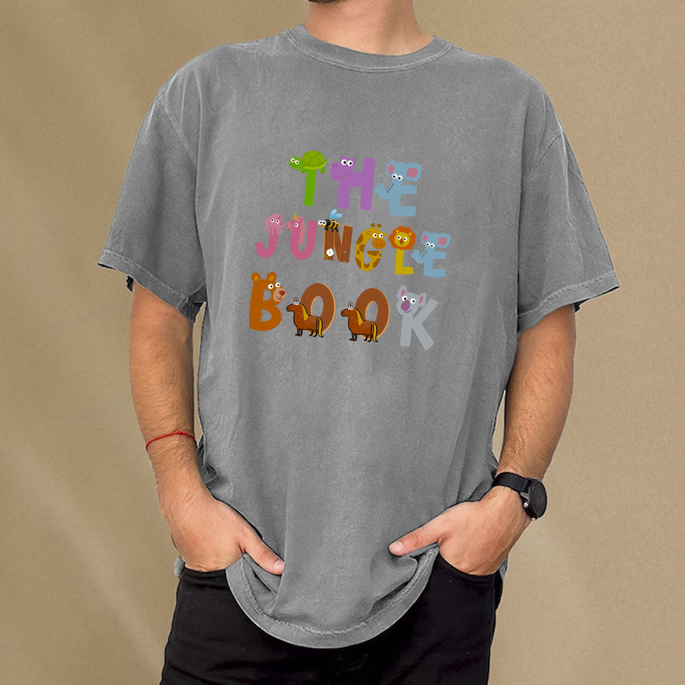 Pagewings THE JUNGLE BOOK T-Shirt Unisex Washed T-shirt