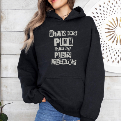 Pagewings What's More Punk Than The Public Library Unisex Classic Hoodie