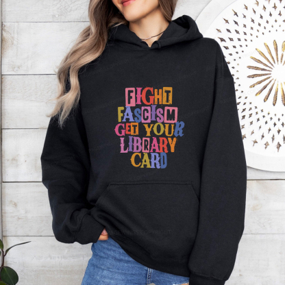 Pagewings Get Your Library Card Unisex Classic Hoodie