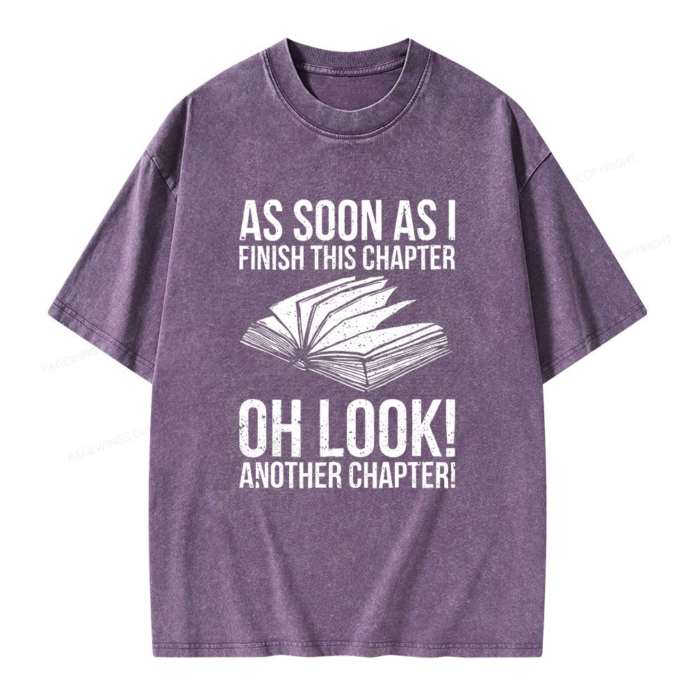 Pagewings Another Chapter Unisex Washed T-shirt