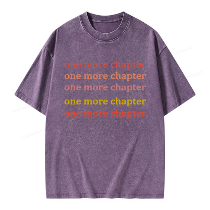 Pagewings One More Chapter Unisex Washed T-shirt