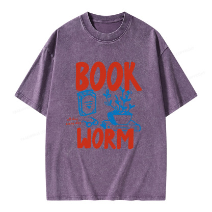 Pagewings Bookworm Unisex Washed T-shirt