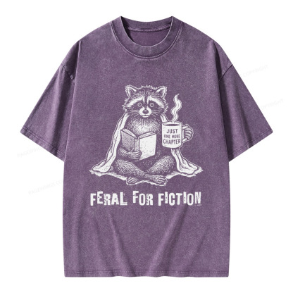Pagewings One More Chapter Unisex Washed T-shirt