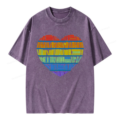 Pagewings All Love for knowledge Unisex Washed T-shirt