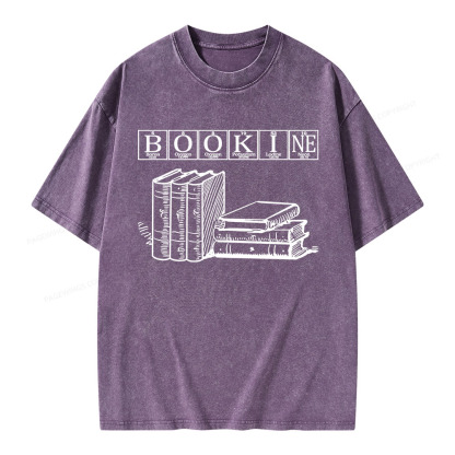 Pagewings Bookine Boron Oxygen Unisex Washed T-shirt