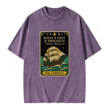 Pagewings What's Past Is Prologue Unisex Washed T-shirt