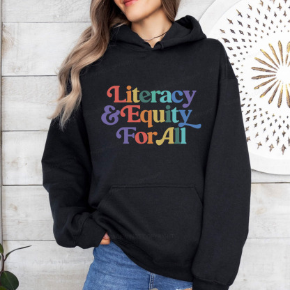 Pagewings Literacy & Equity For All Unisex Classic Hoodie