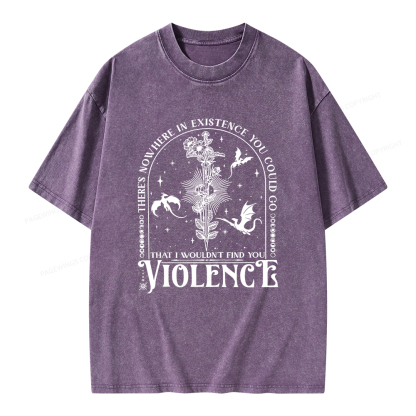 Pagewings There’s Nowhere In Existence You Could Go That Unisex Washed T-shirt