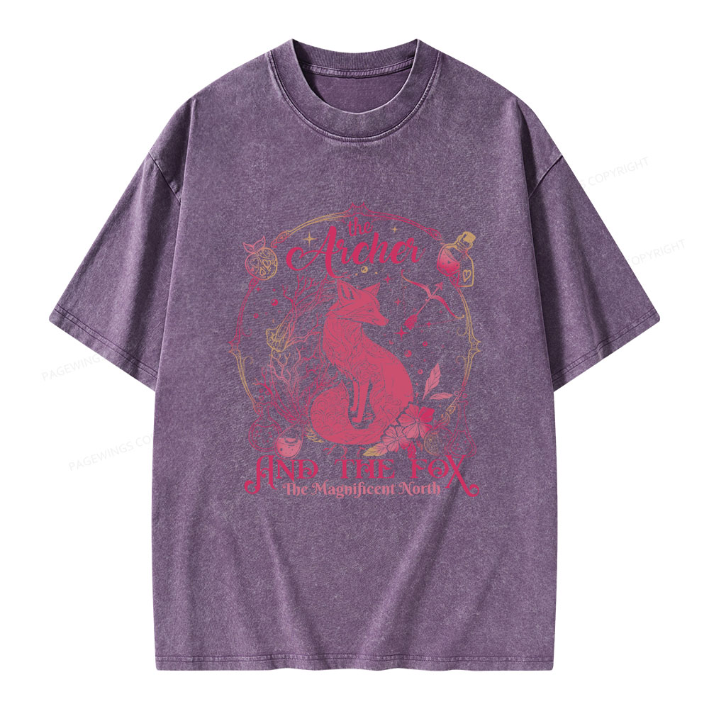 Pagewings The Magnificent North Unisex Washed T-shirt