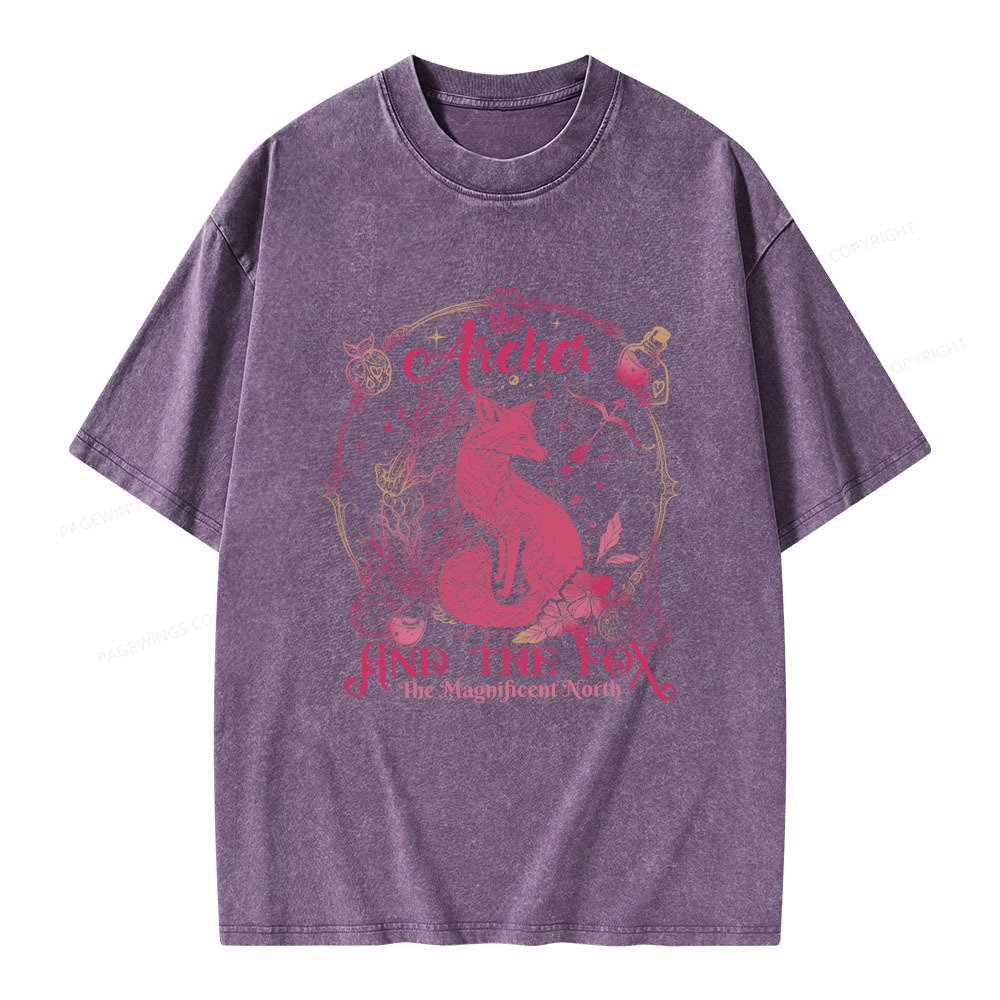 Pagewings The Magnificent North Unisex Washed T-shirt