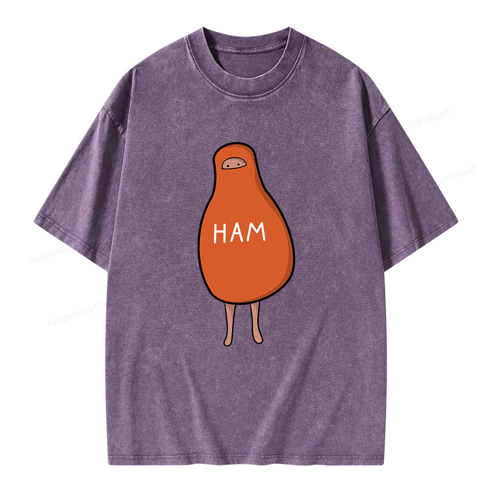 Pagewings Scout Ham Unisex Washed T-shirt