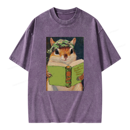 Pagewings How To Protect Your Nuts Unisex Washed T-shirt