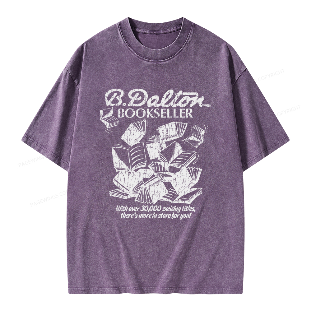 Pagewings B. Dalton Bookseller Unisex Washed T-shirt