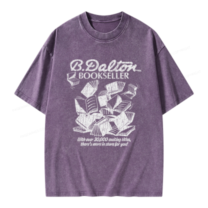 Pagewings B. Dalton Bookseller Unisex Washed T-shirt