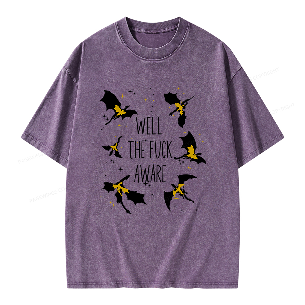 Pagewings Xaden Riorson Quote Unisex Washed T-shirt