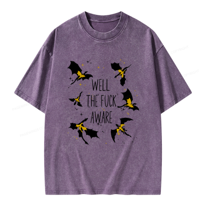 Pagewings Xaden Riorson Quote Unisex Washed T-shirt