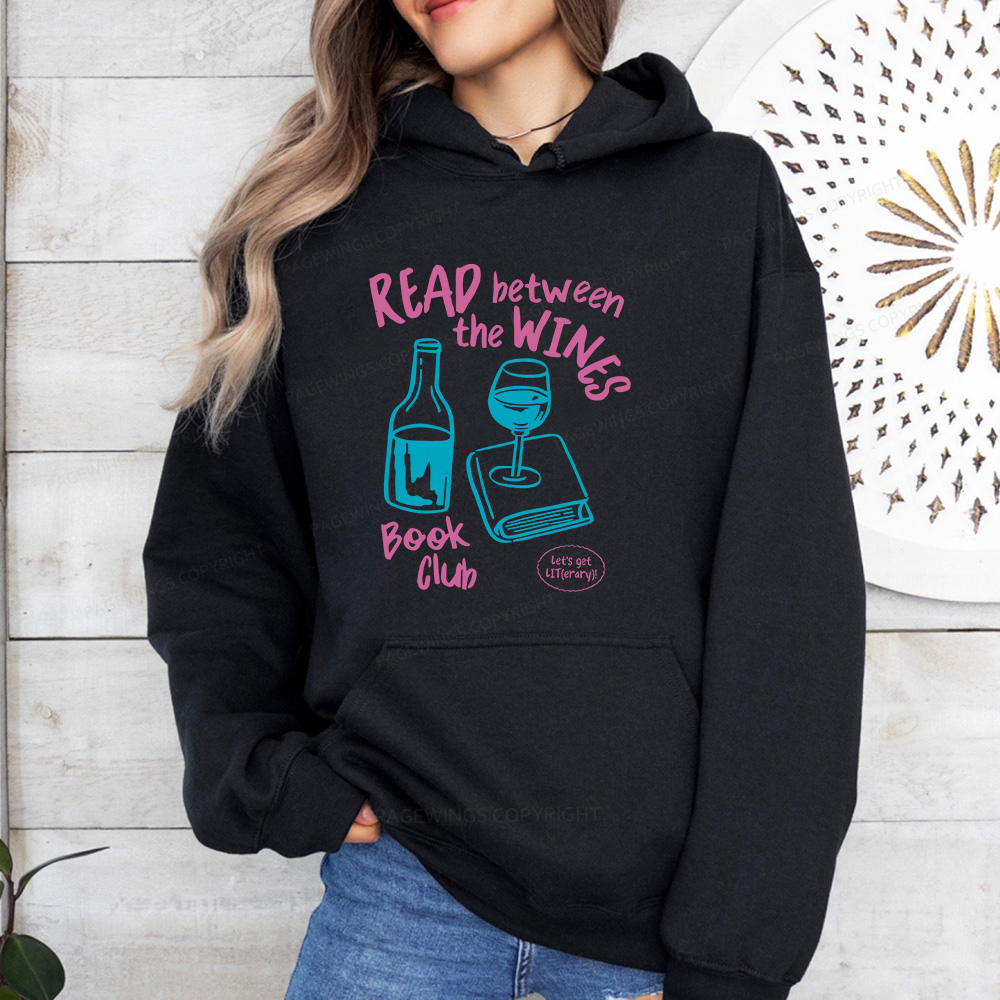 Pagewings Wine Lover Book Club Unisex Classic Hoodie