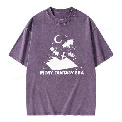 Pagewings In My Fantasy Era Unisex Washed T-shirt