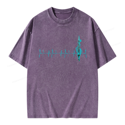 Pagewings Ten Heartbeats Stormlight Unisex Washed T-shirt