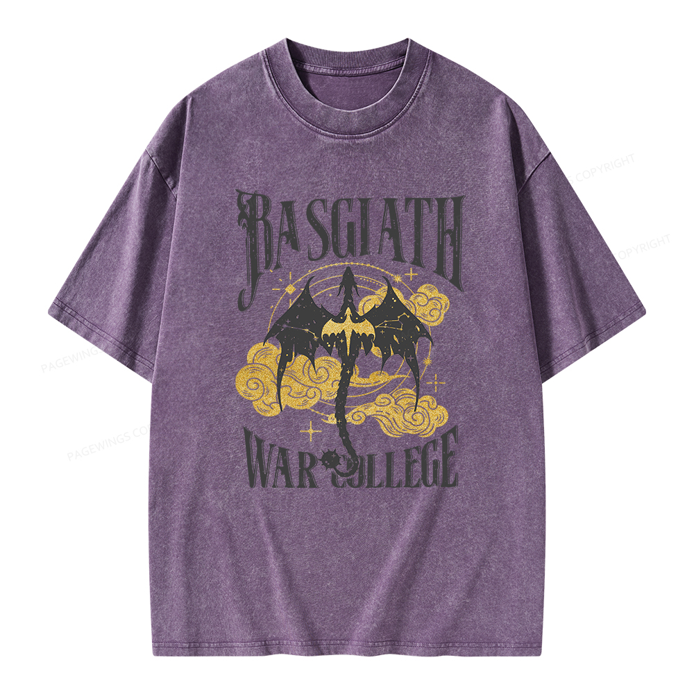 Pagewings Rasgiath Warcollege Unisex Washed T-shirt
